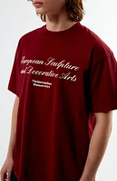 The Met x PacSun Burgundy ESDA T-Shirt