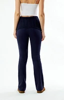 WEWOREWHAT Cable Knit Roll Over Pants