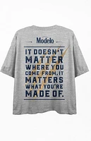 Modelo It's What You're Made Of Cropped T-Shirt