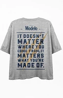 Modelo It's What You're Made Of Cropped T-Shirt