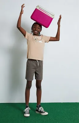 Pacsun Kids Olive Volley Shorts