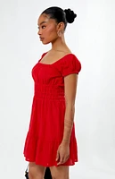 Raya Cap Sleeve Mini Dress