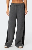 Edikted Contrast Panel Sweatpants