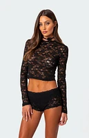 Estella Sheer Lace Top