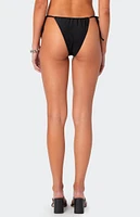 Edikted Darling Double String High Cut Bikini Bottom