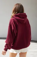 John Galt Burgundy Christy Boston Hoodie