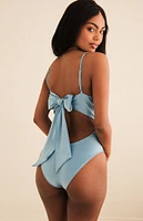 Dippin' Daisy's Happy Life Back Bow One Piece Swimsuit