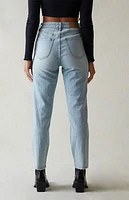 Pacsun Eco Stretch Light Indigo Curve Straight Leg Jeans