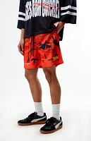 Civil x X-Men '97 Red Mesh Basketball Shorts