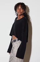 LA Hearts Effie Boxy Cropped Sweater