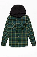 Vans Kids Parkway Hooded Flannel Shirt