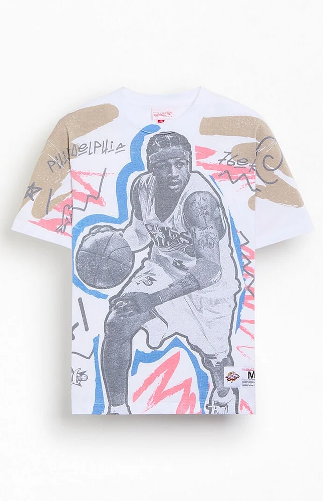 Mitchell & Ness Iverson NBA All-Star Player T-Shirt