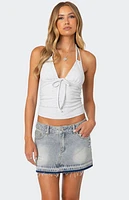 Edikted Lanai Striped Halter Top