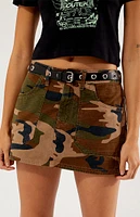 GUESS Originals Camouflage Ripstop Cargo Mini Skirt