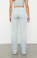 PAC 1980 WHISPER Active Fold-Over Waistband Flare Yoga Pants