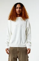 PacSun Script Applique Crew Neck Sweater