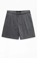 PacSun Charcoal Fleece Volley Shorts