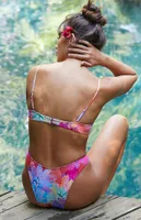 PacSun Eco Watercolor California Bralette Bikini Top