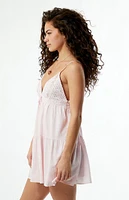 Your Favorite Eyelet Babydoll Mini Dress