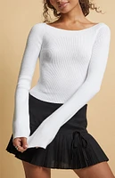 Beverly and Beck Hallie Off-The-Shoulder Sweater