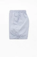 PacSun Light Blue Collegiate 6.5" Swim Trunks