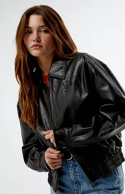 GUESS Originals Faux Leather Jacket