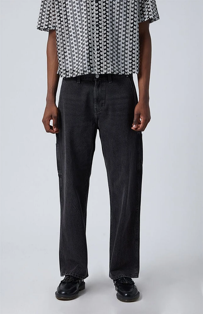 PacSun Black Baggy Carpenter Jeans