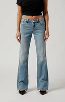 PacSun Jade Low Rise Bootcut Jeans Light Indigo