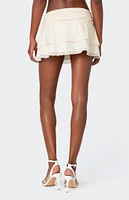 Edikted Jojo Slitted Mesh Mini Skirt