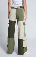 JGR & STN Colorblock Miller Wide Leg Cargo Pants