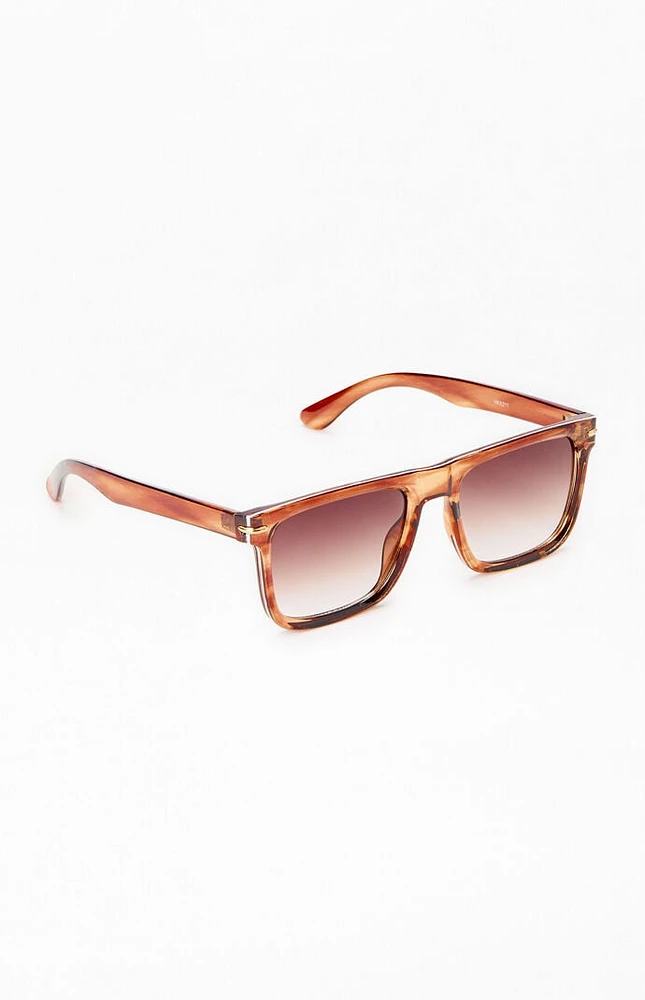 PacSun Rudy Tortoise Square Sunglasses