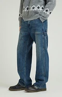 PacSun Dark Indigo Baggy Carpenter Jeans