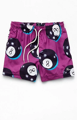 PacSun 8 Ball 4.5" Swim Trunks