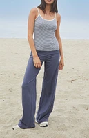 John Galt Blue & White Striped Skylar Tank Top