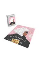 Charly Clements She Is Fierce Jigsaw Puzzle
