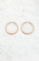 John Galt Gold Hoop Earrings