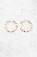 John Galt Gold Hoop Earrings