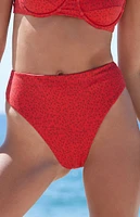 Thrills Zinnia '90s High Cut Bikini Bottom