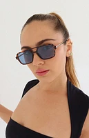 INDY Sunglasses Ice Cube Ocean Blue Polarized Aviator Sunglasses