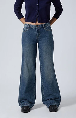 Pacsun Casey Low Rise Baggy Jeans Dark Indigo Tint