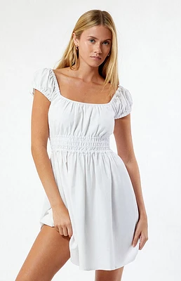 Rhythm Washed Out Cap Sleeve Mini Dress