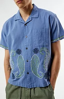 Obey Quentin Embroidered Camp Shirt