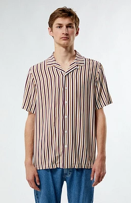 PacSun Caleb Stripe Camp Shirt