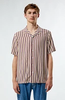 PacSun Caleb Stripe Camp Shirt