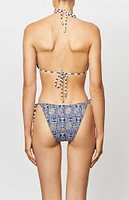 It's Now Cool Beaded Triangle Bikini Top