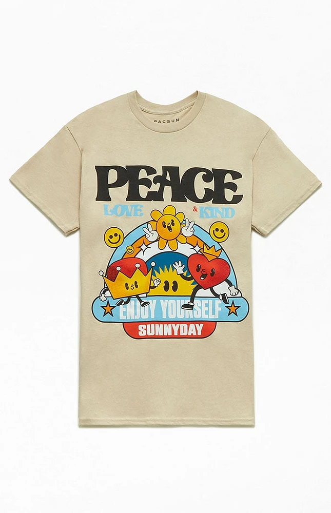 PacSun Peace Love Kindness T-Shirt