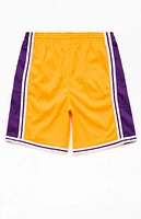 Mitchell & Ness Kids LA Lakers Mesh Basketball Shorts