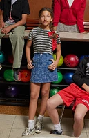 PacSun Kids Star Denim Mini Skirt
