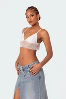 Edikted Greta Lace Bra Top
