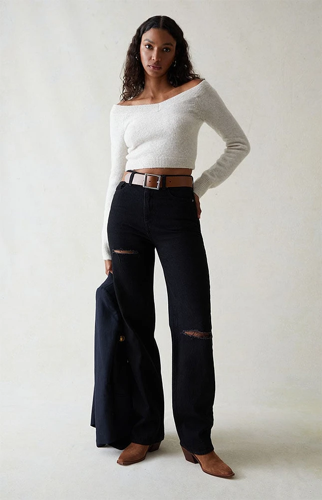 PacSun Eco Black Ripped '90s Boyfriend Jeans